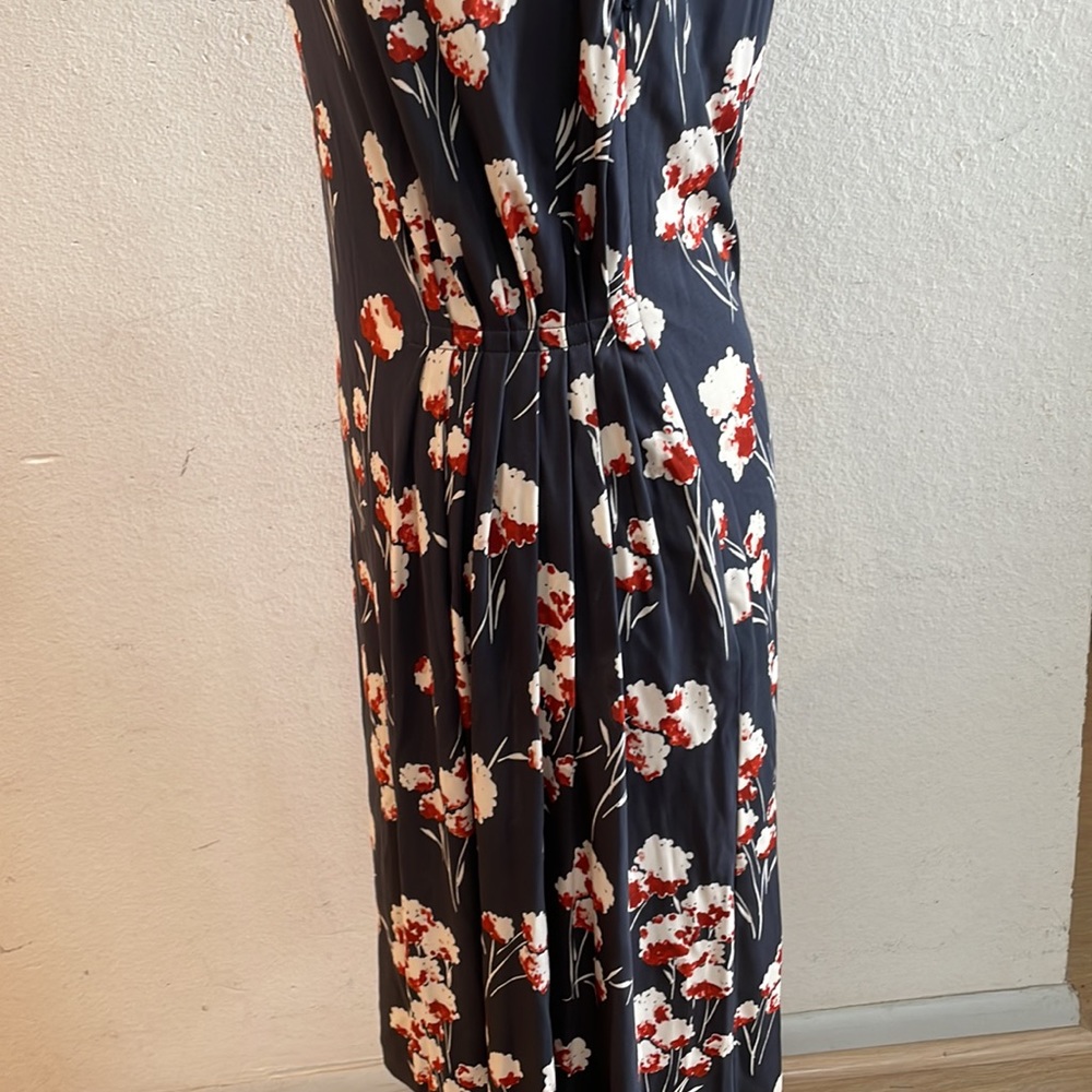 Tory Burch, Size Small, Liana Floral Knit Side Pleat Dress - Picture 4 of 9